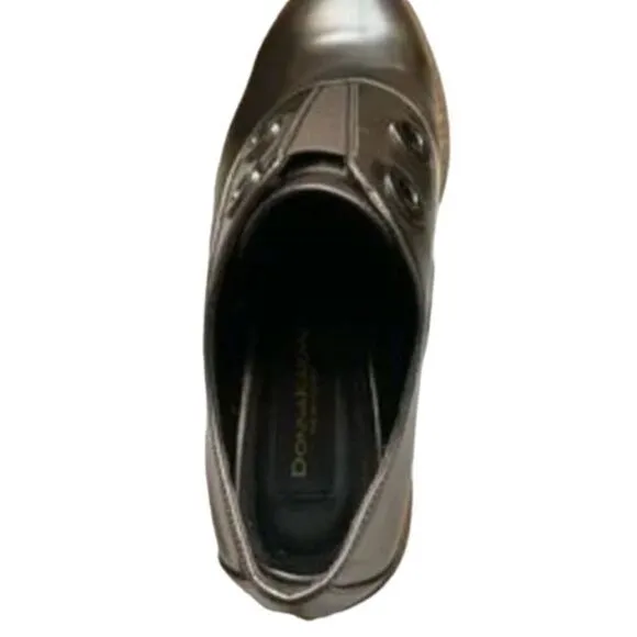 Donna Karan Metallic Platform Shoes w/Lug Sole size 5