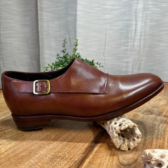 Dons Footwear Handmade 2 1/2” Height Increase Monk Strap Size US 12
