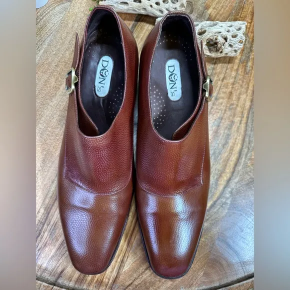 Dons Footwear Handmade 2 1/2” Height Increase Monk Strap Size US 12