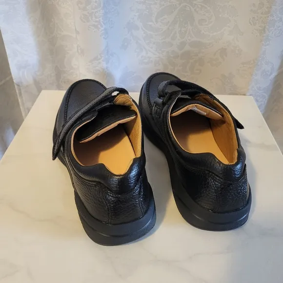 DR. Comfort Double Depth Casual Shoes, Size 13M, Color Black, Loafer Leather
