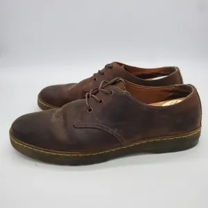 Dr Doc Martens Shoes Men 14M Leather 1461 Oxford Brown Crazy Horse