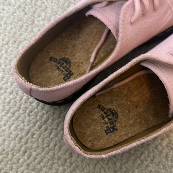 Dr. Martens 1461 Iced Suede Oxford shoes pink ice sole Sz37 US6