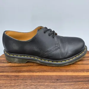 Dr Martens 1461 Oxford Shoes Men's 9 Black Leather Lace Up Casual Comfort