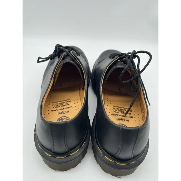 Dr. Martens 1461 VINTAGE MADE IN ENGLAND OXFORD SHOES Black — Black Quilon