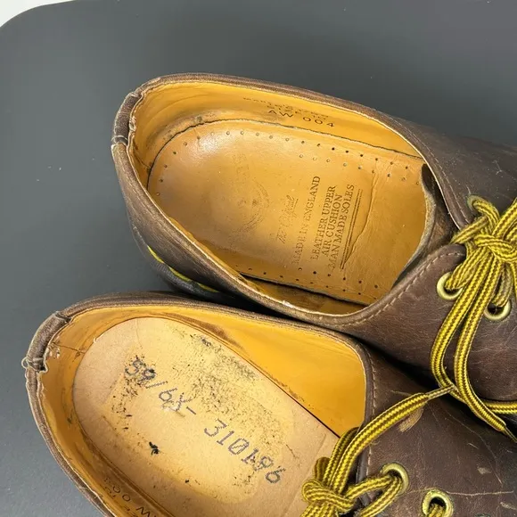 Dr Martens 1561/ 59 Made in England Men Low Cut Loafers Sz 11 US Brown SIZE 10UK