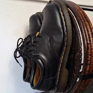 Dr Martens Black Napa Leather Casual Shoes Size Mens 10 Womens Sz 11