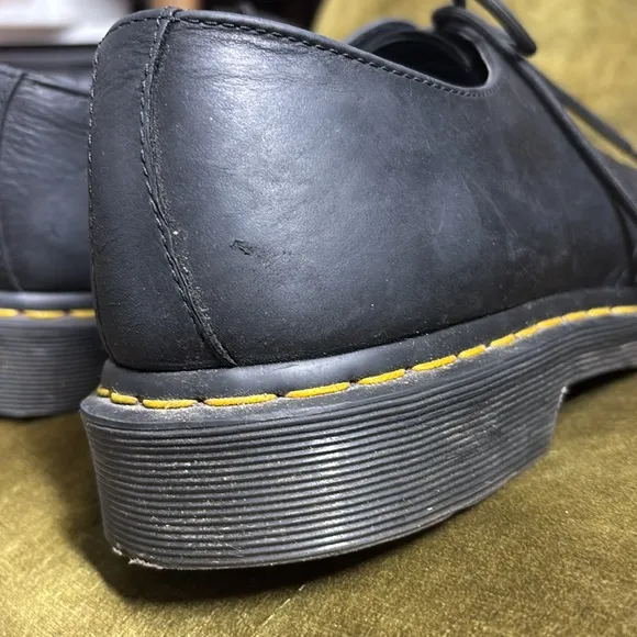 Dr. Martens black Nubuck Leather Oxford Shoes size 11
