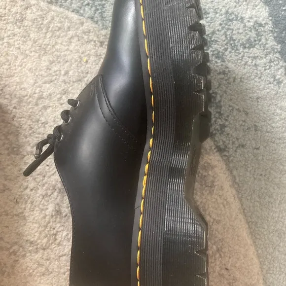Dr. Martens Black Oxford Shoes with Chunky Sole