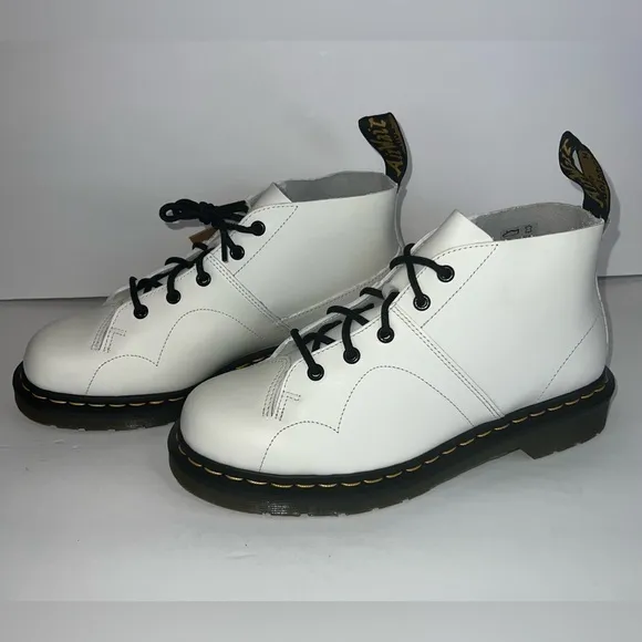 Dr Martens Chukka Boots M10/W11 White Bone Church Vintage‎ Monkey Retro Shoe