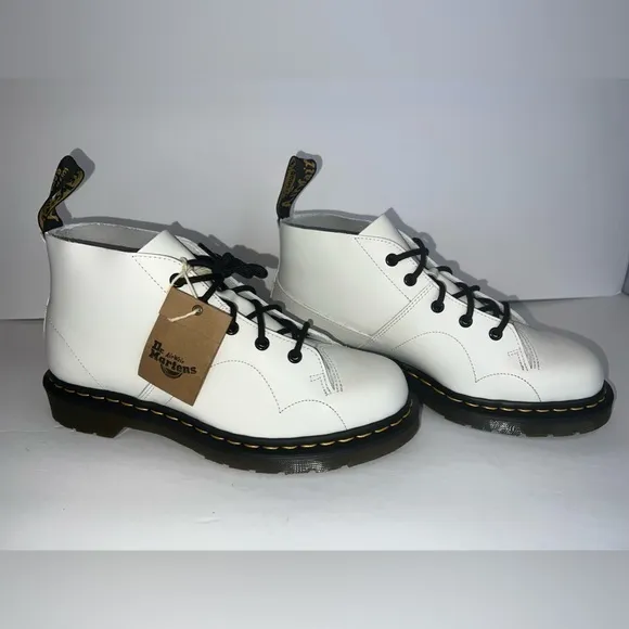Dr Martens Chukka Boots M10/W11 White Bone Church Vintage‎ Monkey Retro Shoe