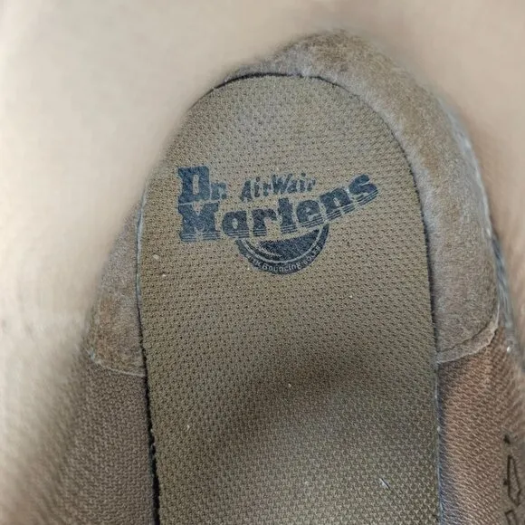 Dr. Martens Keith Brown Leather Shoes Men Size 9 Women 10 Oxford Chunky Lug Sole