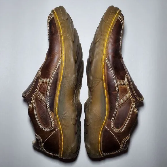 Dr. Marten’s Lance Leather Slip On Loafers Shoes Brown Women's Size 8