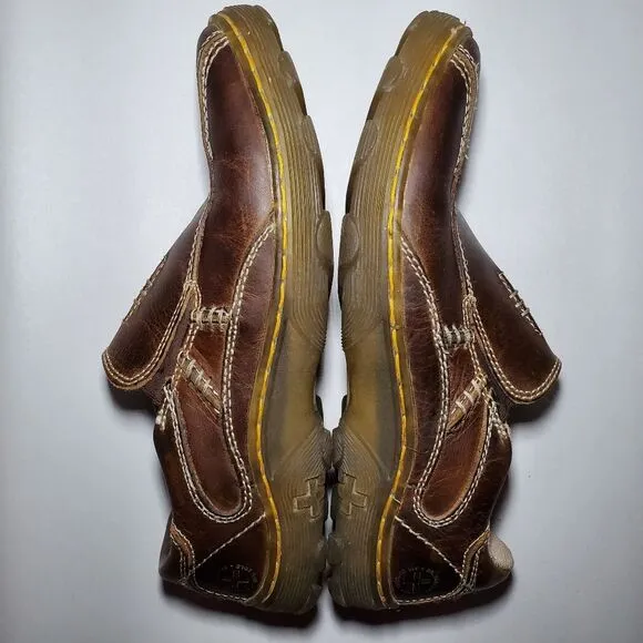 Dr. Marten’s Lance Leather Slip On Loafers Shoes Brown Women's Size 8