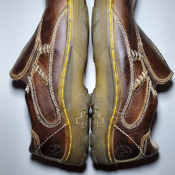 Dr. Marten’s Lance Leather Slip On Loafers Shoes Brown Women's Size 8