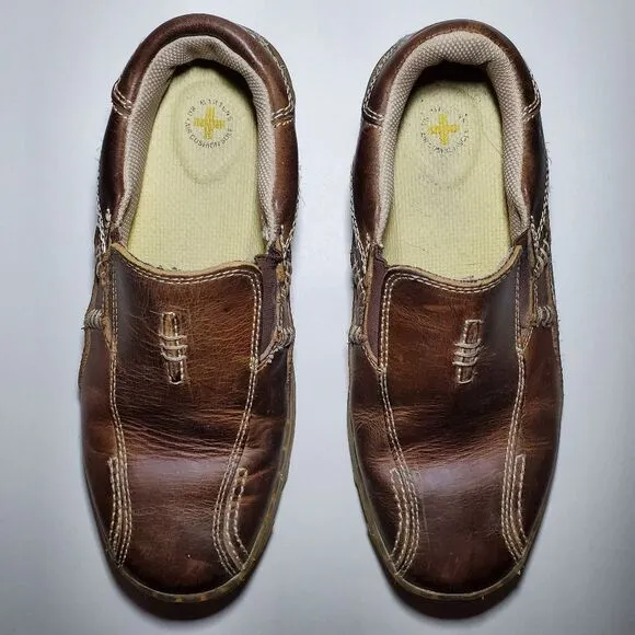 Dr. Marten’s Lance Leather Slip On Loafers Shoes Brown Women's Size 8