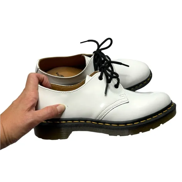 Dr. Martens | NWOB 1461 Classic Oxford in White Patent UK5/US7