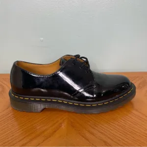 Dr. Martens Women’s Patent Leather Oxford Shoes Lace Up Sz 9 Black 10084 Leather