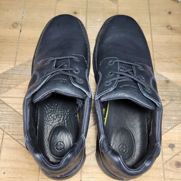Dr. Martens Men's 11488 Size 12M 3-Eye Black Leather Oxford Casual Dress Shoes