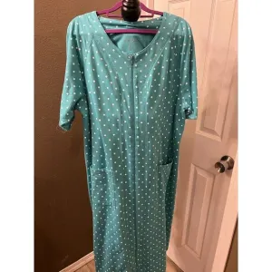 Dreams Co‎ Nightgown Robe Full Zip 14/16