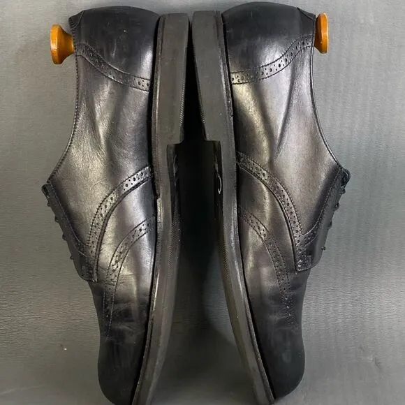 DREW black leather Vibram sole Oxford shoes mens size 13