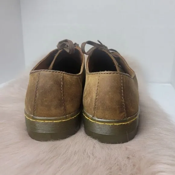 Dr Martens Coronado Light Brown Suede Leather Mens Shoes Size 9