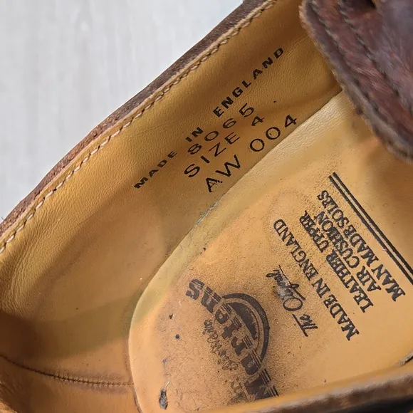 Dr.Martens Women Y2K Original Leather England Tractor Clog Shoes Sz UK 4 US6