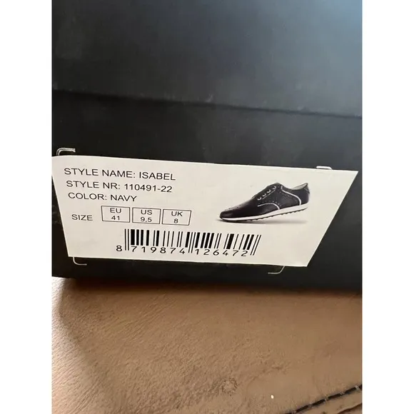 Duca Del Cosma Isabel Golf Shoes Women Size 9.5 New Navy