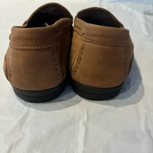 Earth Shoes Manning leather tassel loafers brown SZ 9.5 D NWOT NO BOX