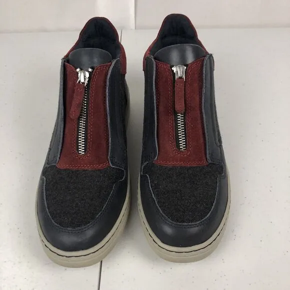 Earth Women’s Zane Navy Black Maroon Comfy Casual Boots Sneakers Size 8.5 EUC