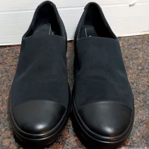 ECCO 9-9.5 Soft Wedge Fabric Slip On COMFORT Shoe...