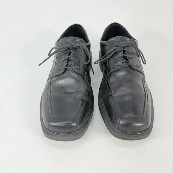 Ecco Berlin Apron Toe Oxford Loafers 49784 Black Leather Men’s Size 43 (9/9.5)