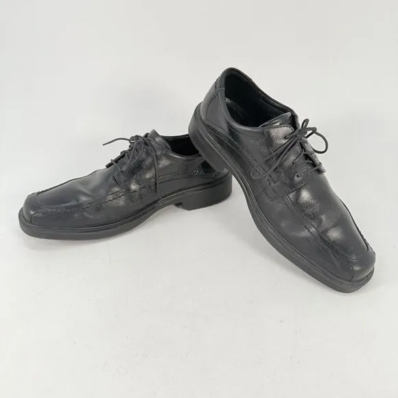 Ecco Berlin Apron Toe Oxford Loafers 49784 Black Leather Men’s Size 43 (9/9.5)