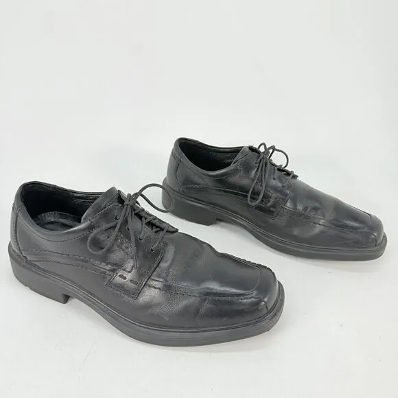 Ecco Berlin Apron Toe Oxford Loafers 49784 Black Leather Men’s Size 43 (9/9.5)