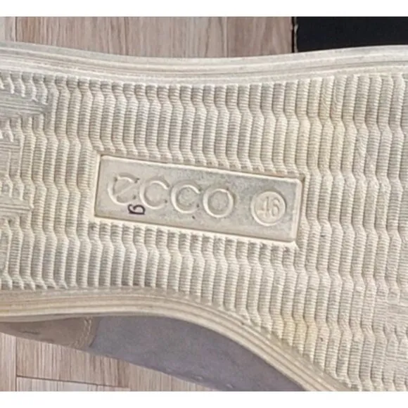 ECCO Collin Shoes Mens Size 46 EU 12-12.5 US Gray Casual Sneakers Suede Preppy