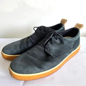 Ecco Crepetray Men's Black Suede Sneakers Casual Shoes Crepe Sole Size 9