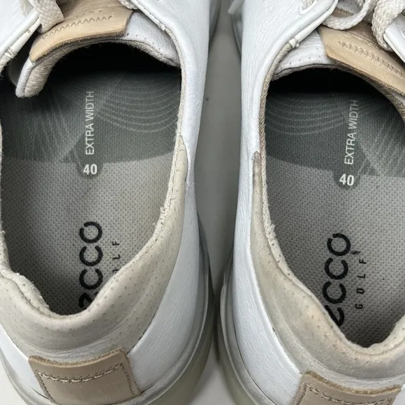 ECCO Ladies WOMEN GOLF TRAY HYDROMAX Spikeless Shoes, EU 40 US 9-9.5 white