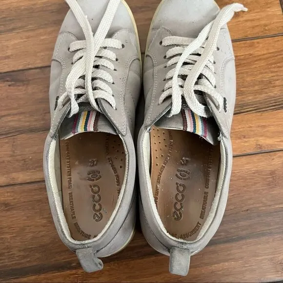 Ecco leather suede soft sneakers 37