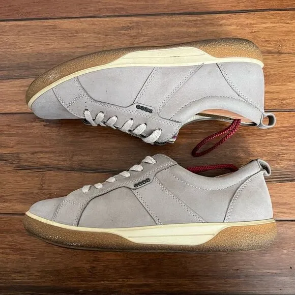 Ecco leather suede soft sneakers 37