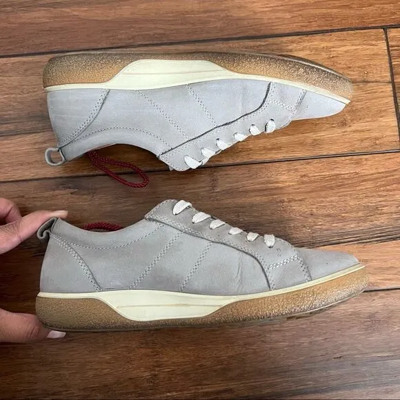 Ecco leather suede soft sneakers 37