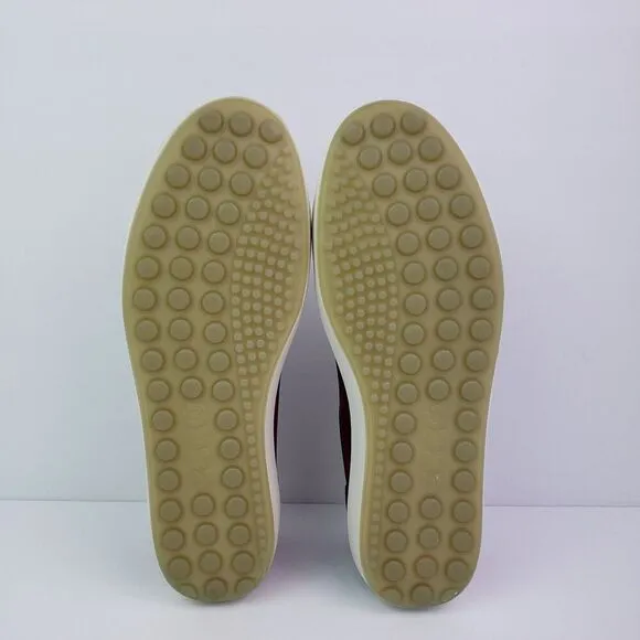 Ecco Soft 7 Low Morillo Womens Size EU 38 US 7-7.5 Red Leather Sneaker Shoes