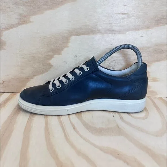 Ecco - Soft 7 Low Top Lace Up - Sneakers - Black - Women's - 8.5