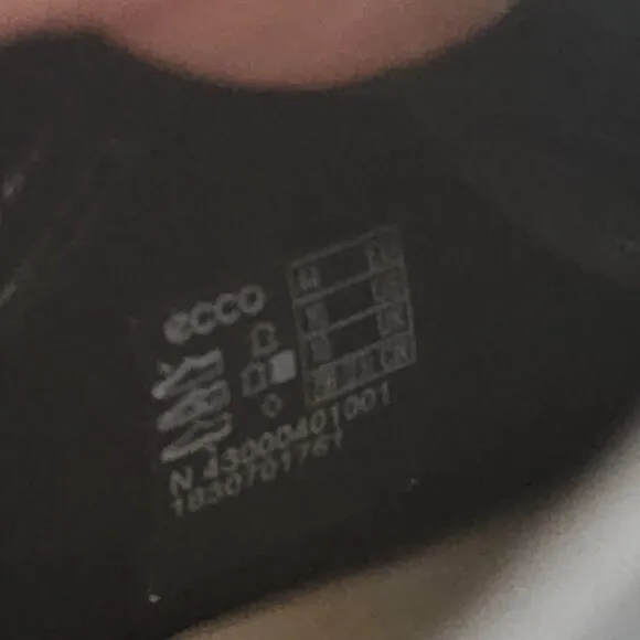 Ecco Soft 7 Men's Athletic Shoes Size 10 Black
