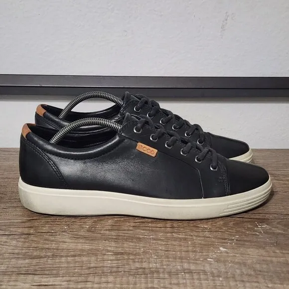 Ecco Soft 7 Men's Athletic Shoes Size 10 Black