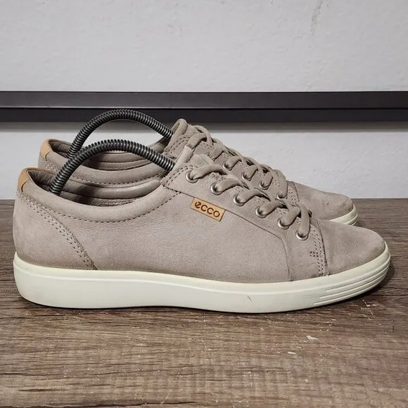 Ecco Soft 7 Men's Athletic Shoes Size 42 (8) Beige