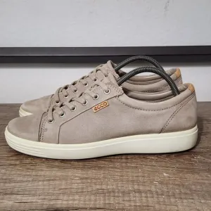 Ecco Soft 7 Men's Athletic Shoes Size 42 (8) Beige