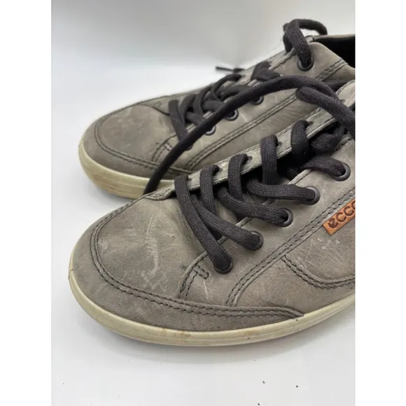ECCO soft 7 men's Sneakers, Grey, Size 43 (size 9)