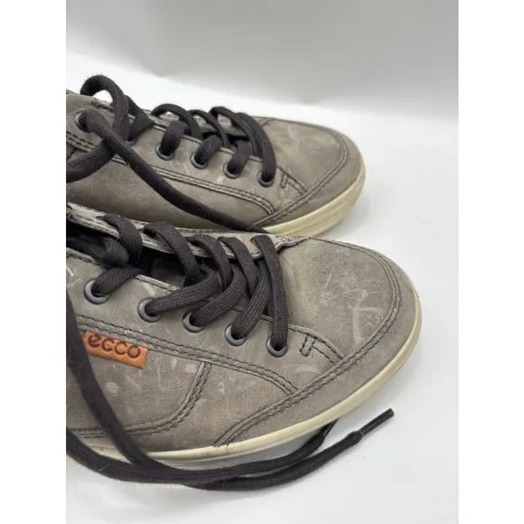 ECCO soft 7 men's Sneakers, Grey, Size 43 (size 9)