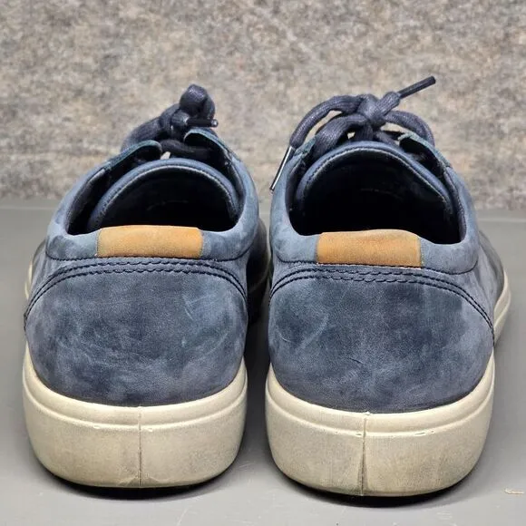 ECCO SOFT‎ 7 Street Summer Sneakers Shoes Blue Nubuck Men's Size 45 EUR 11 US