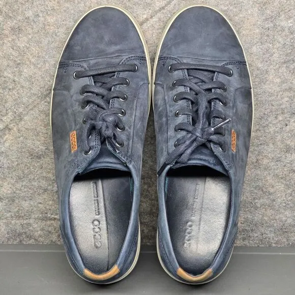 ECCO SOFT‎ 7 Street Summer Sneakers Shoes Blue Nubuck Men's Size 45 EUR 11 US