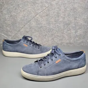 ECCO SOFT‎ 7 Street Summer Sneakers Shoes Blue Nubuck Men's Size 45 EUR 11 US